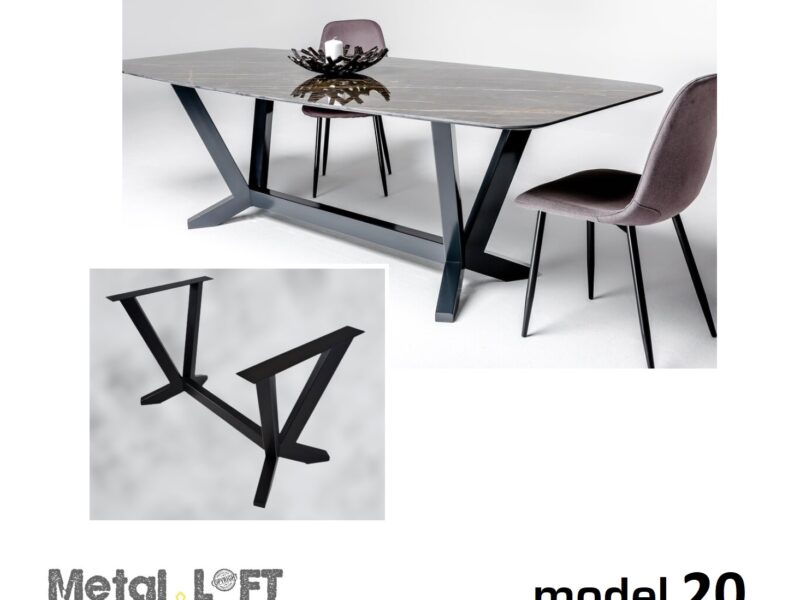 LUX POSTOLJA za sto – METAL + LIM Model 28
