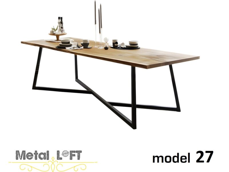 LUX POSTOLJA za sto – METAL + LIM Model 28