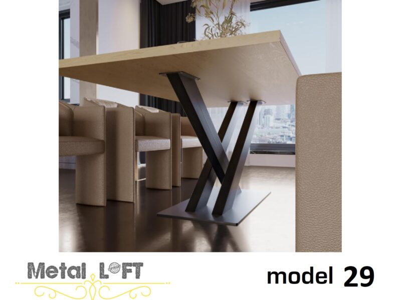 LUX POSTOLJA za sto – METAL + LIM Model 28