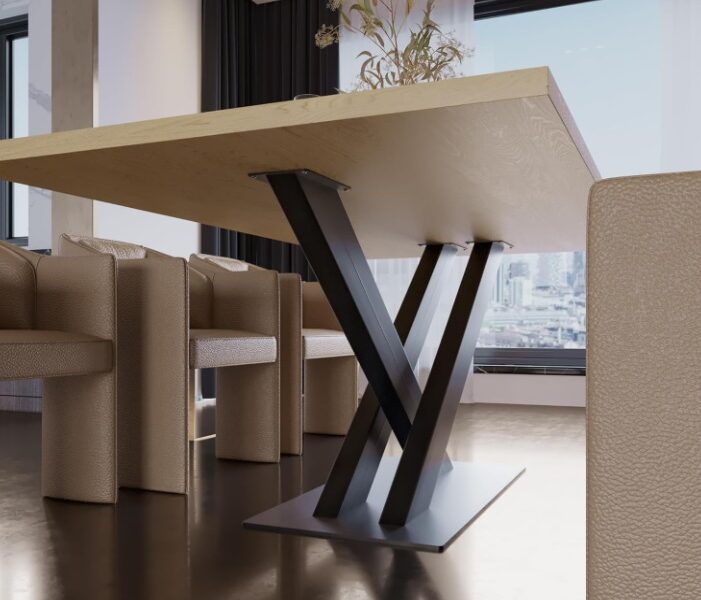 LUX POSTOLJA za sto – METAL + LIM Model 29
