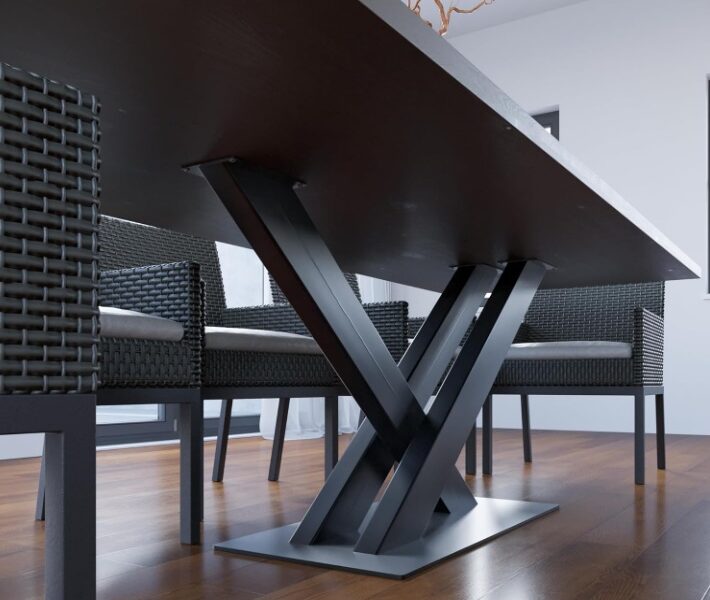 LUX POSTOLJA za sto – METAL + LIM Model 29