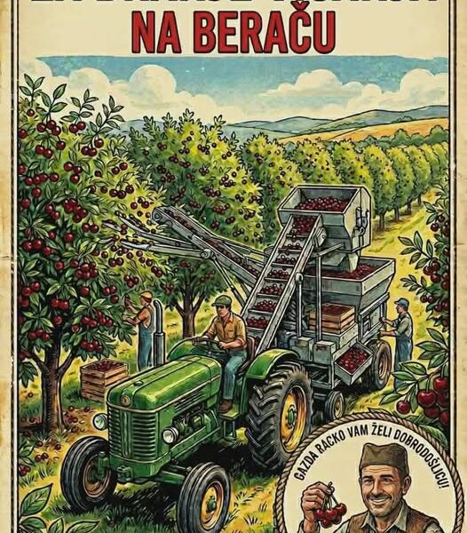 Potrebni radnici za branje višanja u Velikoj Plani