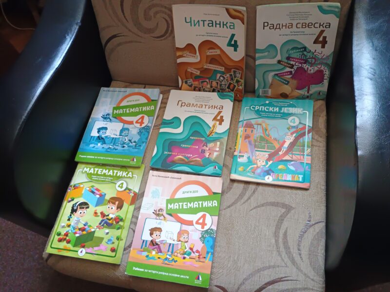 Udzbenici za 3,4,6,7 i 8.razred
