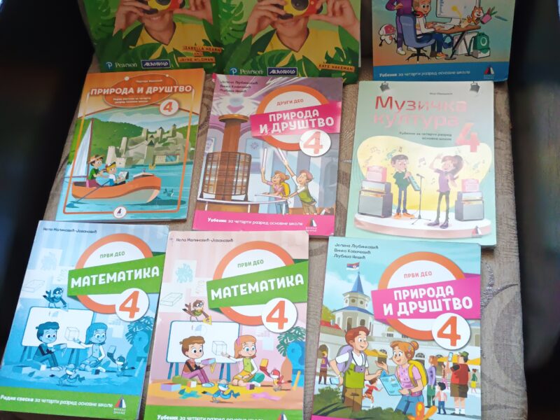 Udzbenici za 3,4,6,7 i 8.razred