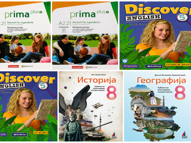 Udzbenici za 3,4,6,7 i 8.razred