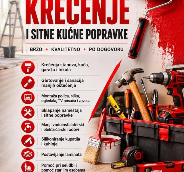 Krecenje i sitne kucne popravke