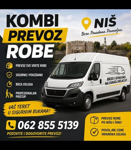 Kombi prevoz robe Niš