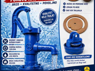 Remont ručnih pumpi i kožice za ručne pumpe